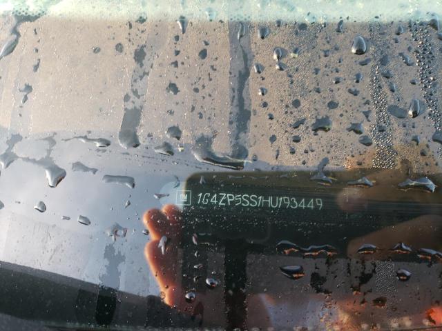 1G4ZP5SS1HU193449 - 2017 BUICK LACROSSE ESSENCE შავი ფოტო 12