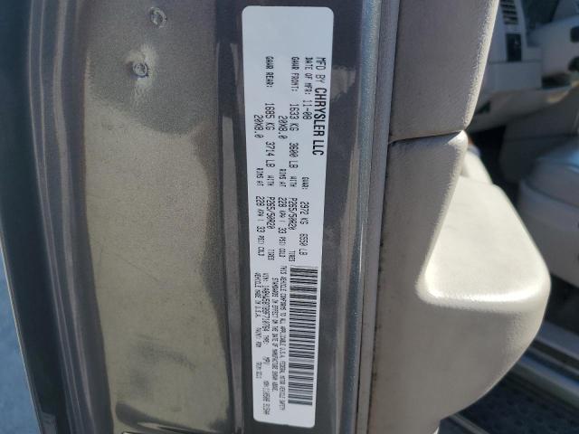 1A8HW58T89F710764 - 2009 CHRYSLER ASPEN LIMITED GRAY photo 13