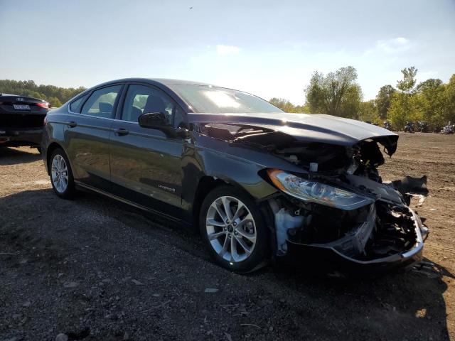 3FA6P0LU1KR154830 - 2019 FORD FUSION SE GRAY photo 4