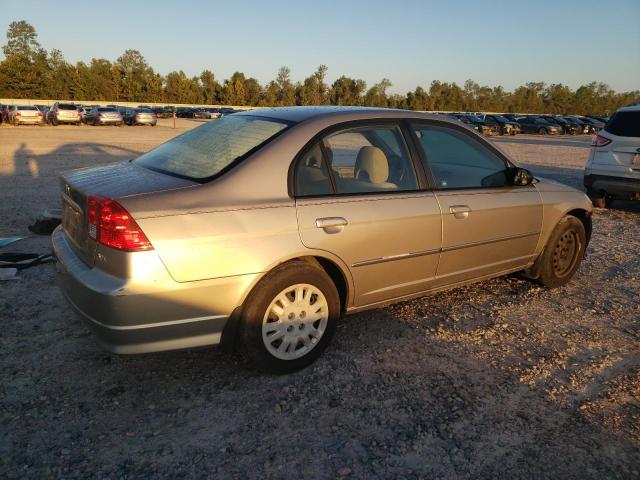 2HGES16524H643266 - 2004 HONDA CIVIC LX BEIGE photo 3