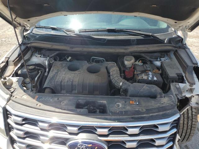 1FM5K8FH3HGA80730 - 2017 FORD EXPLORER LIMITED WHITE photo 12