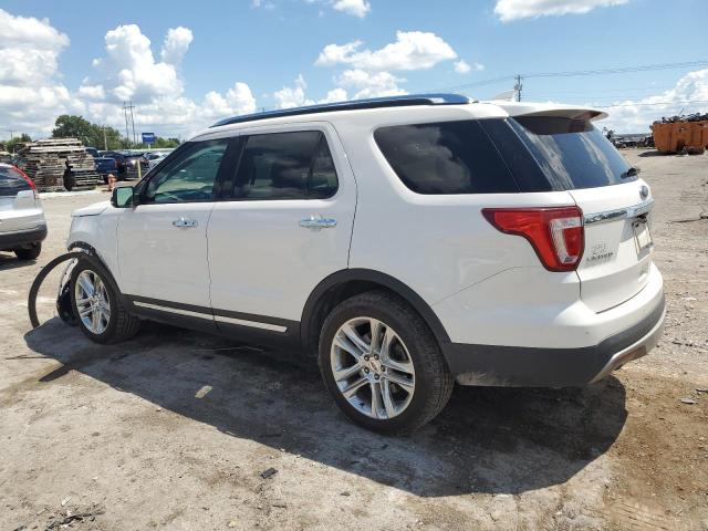 1FM5K8FH3HGA80730 - 2017 FORD EXPLORER LIMITED WHITE photo 2