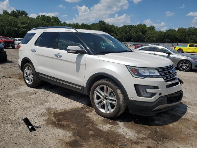 1FM5K8FH3HGA80730 - 2017 FORD EXPLORER LIMITED WHITE photo 4
