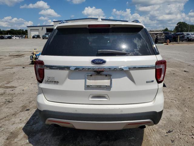 1FM5K8FH3HGA80730 - 2017 FORD EXPLORER LIMITED WHITE photo 6