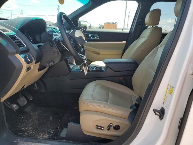 1FM5K8FH3HGA80730 - 2017 FORD EXPLORER LIMITED WHITE photo 7