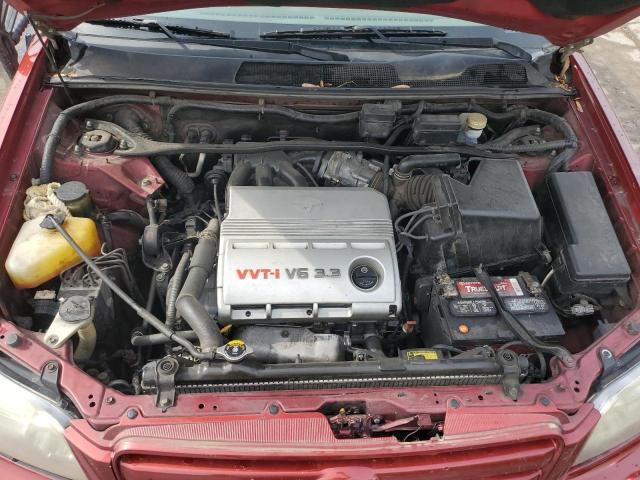 JTEDP21A650082464 - 2005 TOYOTA HIGHLANDER LIMITED RED photo 12