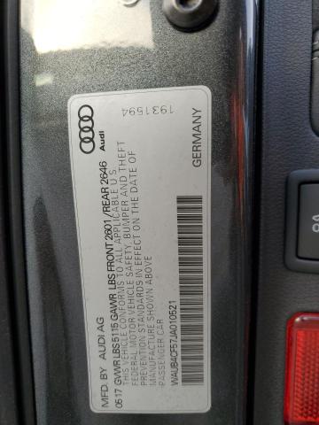 WAUB4CF57JA010521 - 2018 AUDI S5 PREMIUM PLUS ნაცრისფერი ფოტო 13