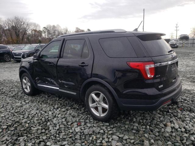 1FM5K7D8XKGA72094 - 2019 FORD EXPLORER XLT BLACK photo 2