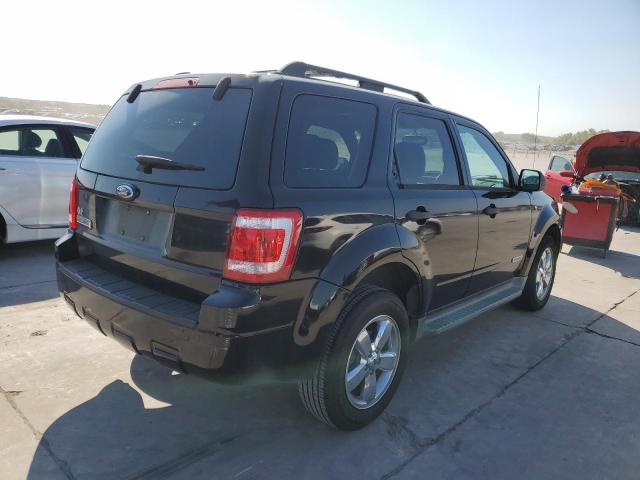 1FMCU03108KA67506 - 2008 FORD ESCAPE XLT BLACK photo 3