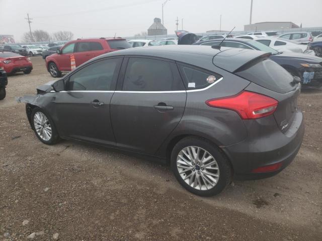 1FADP3N21FL306260 - 2015 FORD FOCUS TITANIUM GRAY photo 2