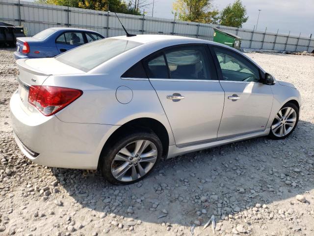 1G1PG5SB9E7484120 - 2014 CHEVROLET CRUZE LTZ SILVER photo 3