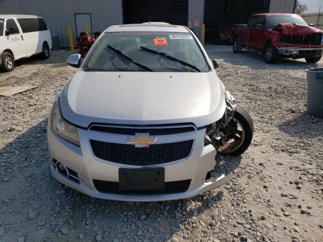 1G1PG5SB9E7484120 - 2014 CHEVROLET CRUZE LTZ SILVER photo 5