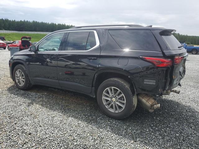 1GNERGKW4PJ259589 - 2023 CHEVROLET TRAVERSE LT BLACK photo 2