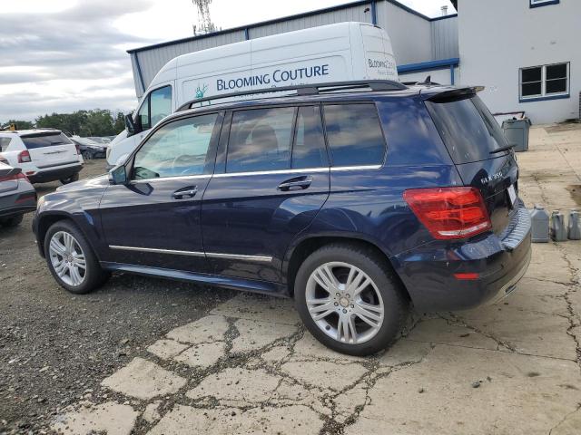 WDCGG8JB8FG343013 - 2015 MERCEDES-BENZ GLK 350 4MATIC BLUE photo 2