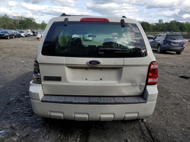 1FMCU02799KB94312 - 2009 FORD ESCAPE XLS WHITE photo 6