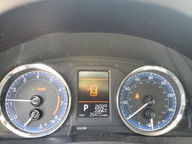 2T1BURHE4KC156620 - 2019 TOYOTA COROLLA L GRAY photo 9