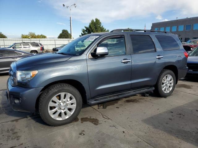 5TDBY67A88S002607 - 2008 TOYOTA SEQUOIA PLATINUM BLUE photo 1