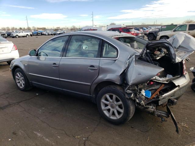 WVWME63B64E309760 - 2004 VOLKSWAGEN PASSAT GL TDI GRAY photo 2