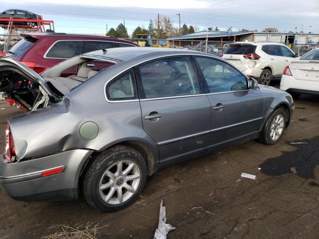 WVWME63B64E309760 - 2004 VOLKSWAGEN PASSAT GL TDI GRAY photo 3