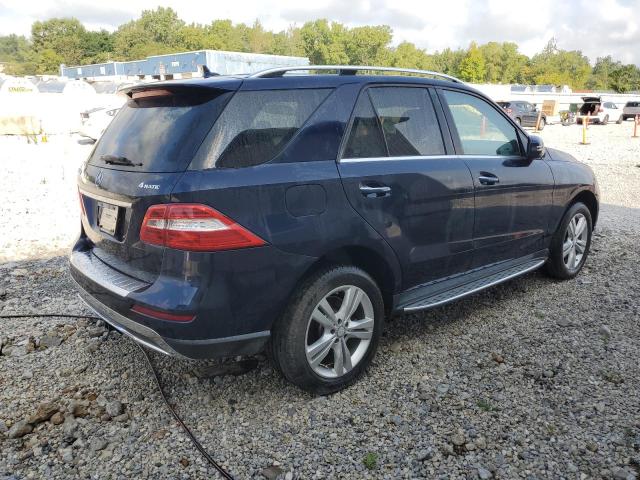 4JGDA5HB8FA448079 - 2015 MERCEDES-BENZ ML 350 4MATIC BLUE photo 3