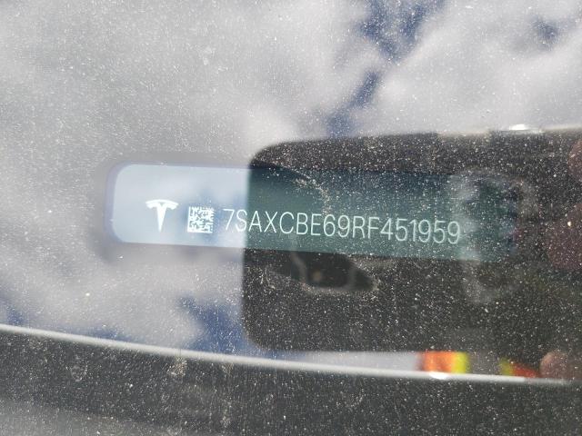 7SAXCBE69RF451959 - 2024 TESLA MODEL X WHITE photo 14