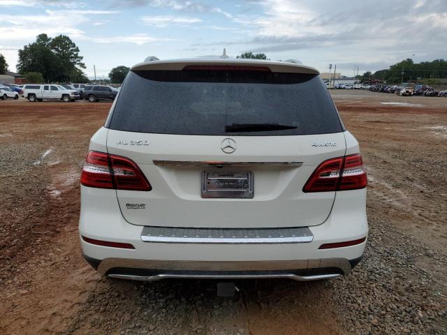 4JGDA5HB6CA074793 - 2012 MERCEDES-BENZ ML 350 4MATIC WHITE photo 6