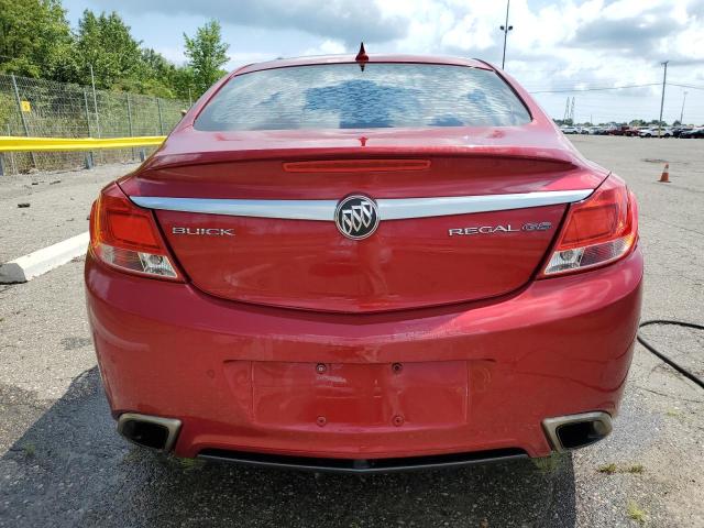 2G4GV5GV0D9184085 - 2013 BUICK REGAL GS RED photo 6