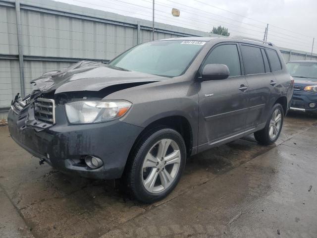 JTEES43A992143022 - 2009 TOYOTA HIGHLANDER SPORT GRAY photo 1