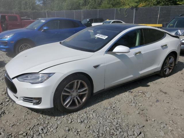 5YJSA1H13EFP58089 - 2014 TESLA MODEL S 白色 照片 1