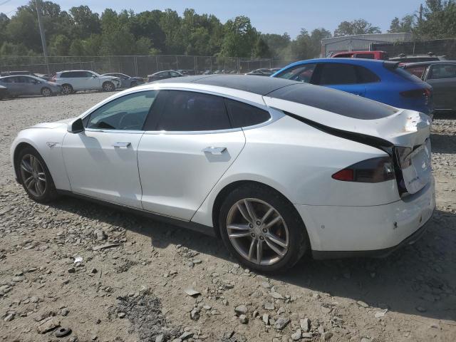 5YJSA1H13EFP58089 - 2014 TESLA MODEL S 白色 照片 2