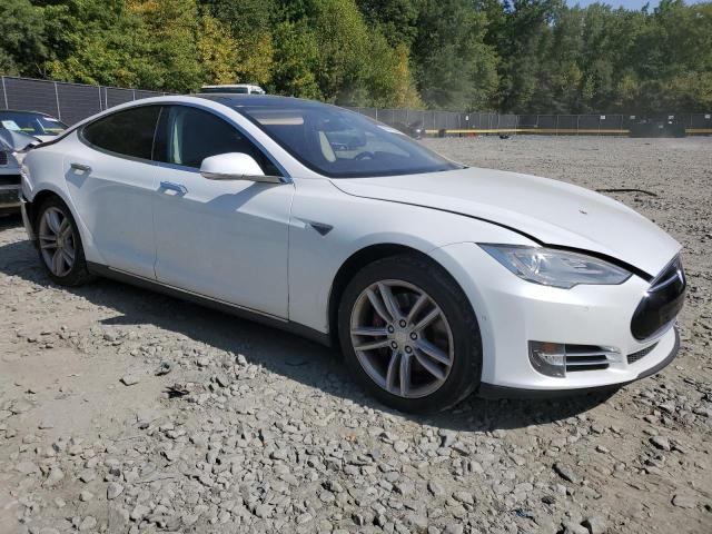 5YJSA1H13EFP58089 - 2014 TESLA MODEL S 白色 照片 4