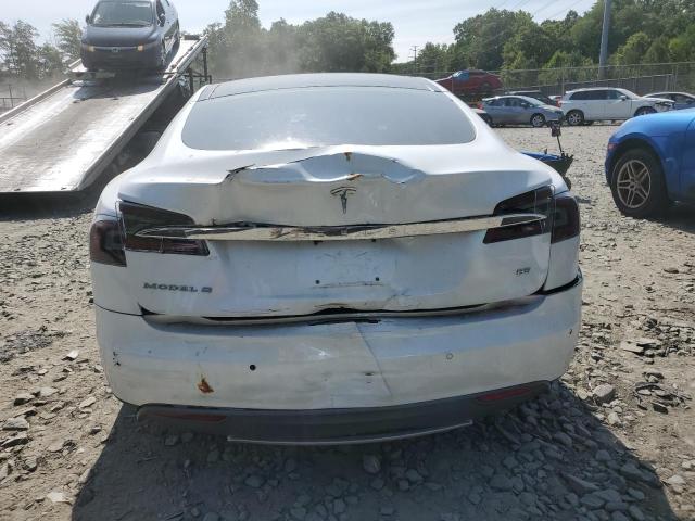 5YJSA1H13EFP58089 - 2014 TESLA MODEL S 白色 照片 6