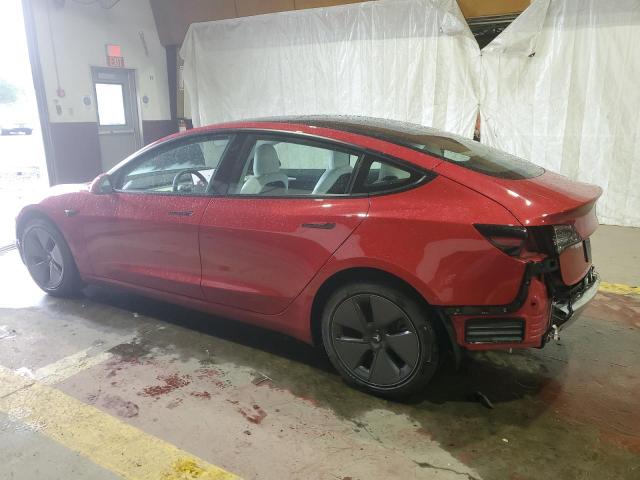 5YJ3E1EB9MF047923 - 2021 TESLA MODEL 3 红色 照片 2