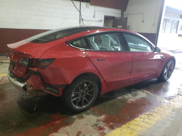 5YJ3E1EB9MF047923 - 2021 TESLA MODEL 3 红色 照片 3
