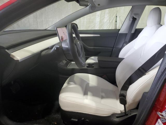 5YJ3E1EB9MF047923 - 2021 TESLA MODEL 3 红色 照片 7