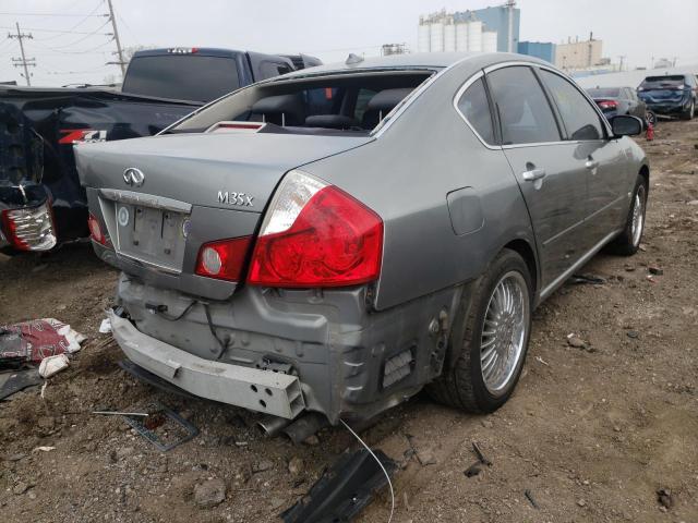 JNKAY01F46M250356 - 2006 INFINITI M35 BASE GRAY photo 4