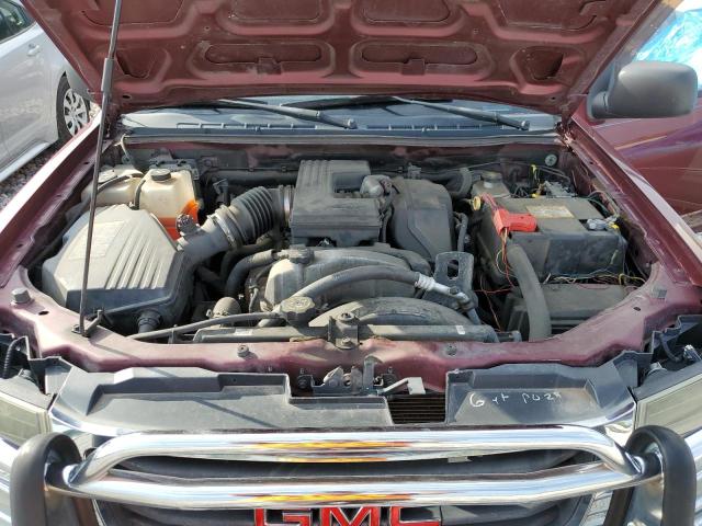 1GTDT19E478191222 - 2007 GMC CANYON MAROON photo 11