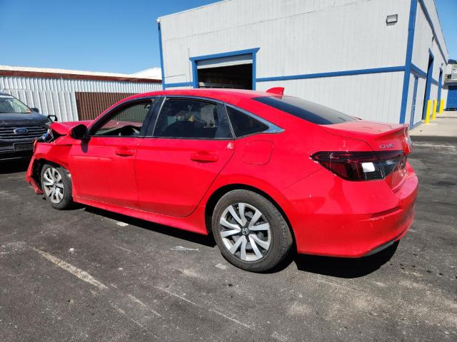 2HGFE2F28SH502402 - 2025 HONDA CIVIC LX RED photo 2