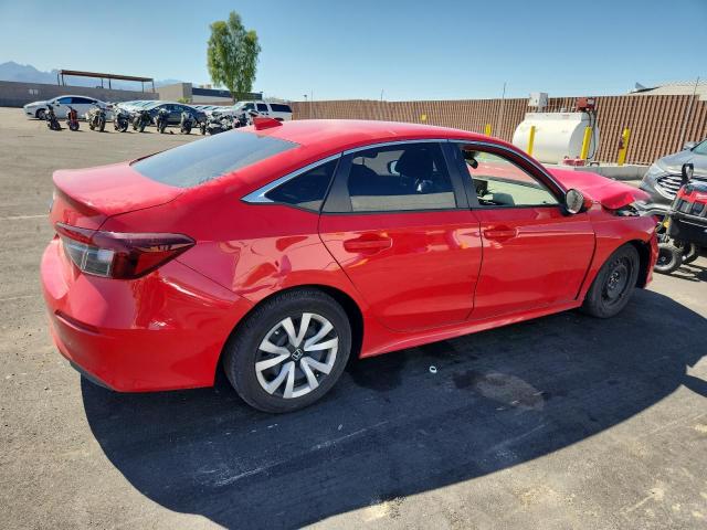 2HGFE2F28SH502402 - 2025 HONDA CIVIC LX RED photo 3