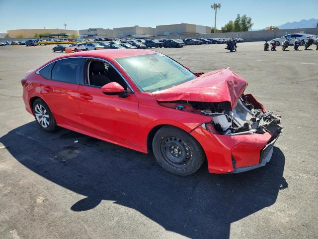 2HGFE2F28SH502402 - 2025 HONDA CIVIC LX RED photo 4
