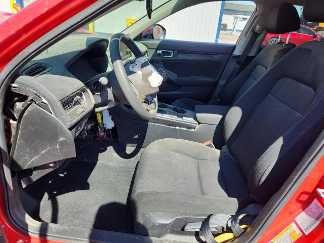 2HGFE2F28SH502402 - 2025 HONDA CIVIC LX RED photo 7