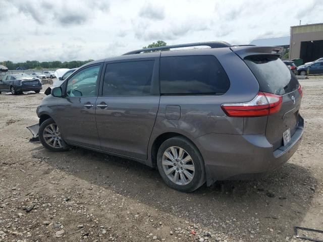 5TDDK3DC4FS098702 - 2015 TOYOTA SIENNA XLE GRAY photo 2