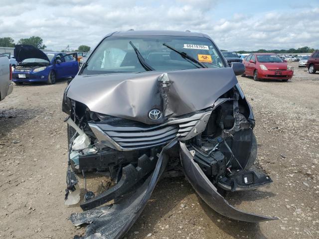 5TDDK3DC4FS098702 - 2015 TOYOTA SIENNA XLE GRAY photo 5