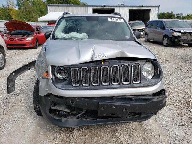 ZACCJBAB9HPE69776 - 2017 JEEP RENEGADE SPORT SILVER photo 5