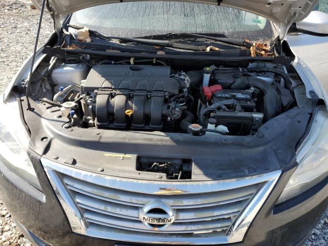 3N1AB7AP8FY326293 - 2015 NISSAN SENTRA S SILVER photo 11