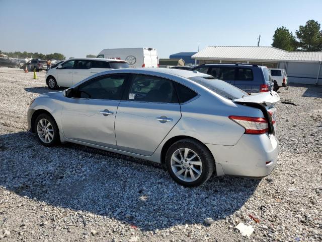 3N1AB7AP8FY326293 - 2015 NISSAN SENTRA S SILVER photo 2