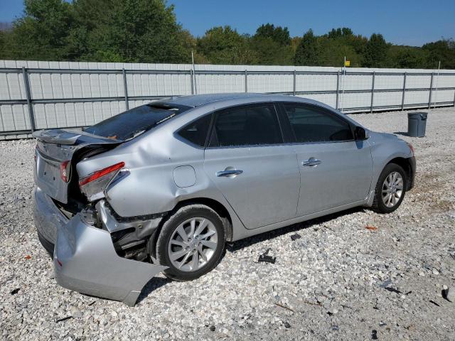 3N1AB7AP8FY326293 - 2015 NISSAN SENTRA S SILVER photo 3