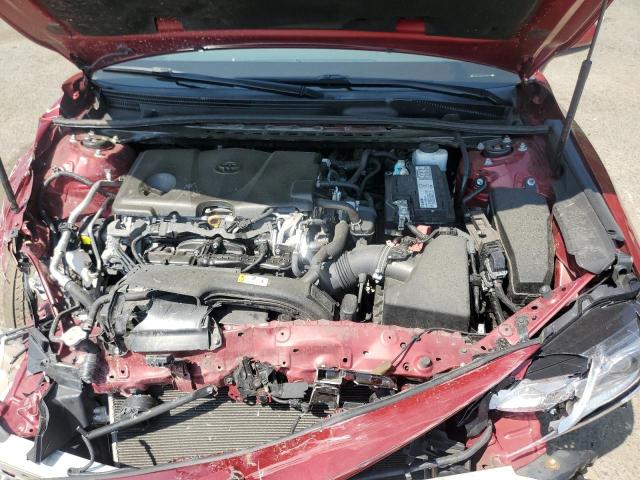 4T1B11HK3KU778611 - 2019 TOYOTA CAMRY L RED photo 11