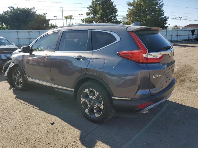 5J6RW2H94HL033592 - 2017 HONDA CR-V TOURING GRAY photo 2