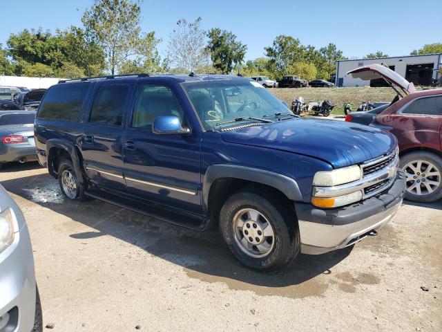 1GNFK16Z83J264802 - 2003 CHEVROLET SUBURBAN K1500 BLUE photo 4